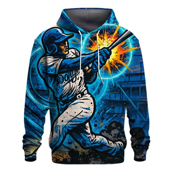 Graffiti Halo Batter Impact Burst hoodie styles