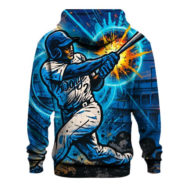 Graffiti Halo Batter Impact Burst hoodie styles