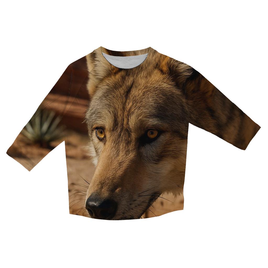 Desert Canyon Waterhole Standoff trendy 3/4 sleeve tops