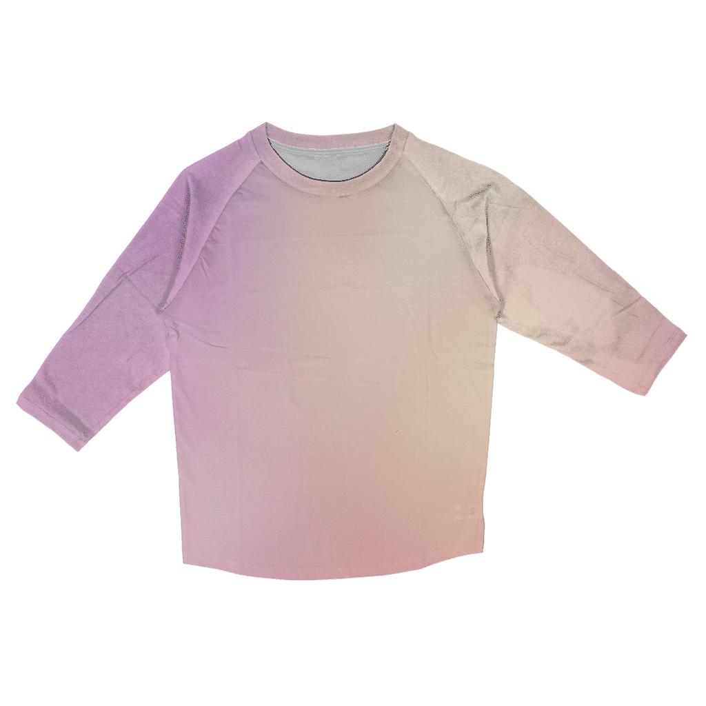 Satin Orchid Mist casual three quarter sleeve shirts