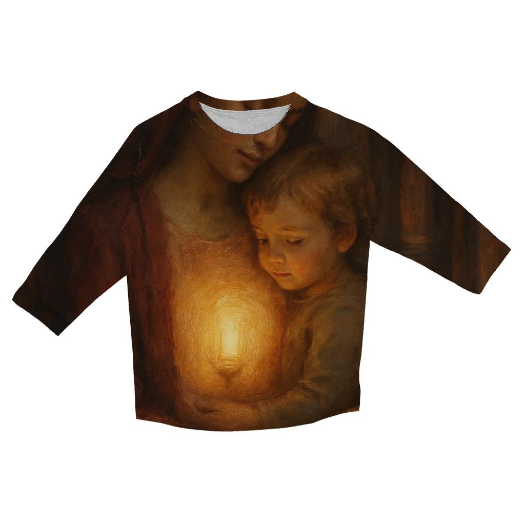 The Lamp Inside Her Chest That Never Goes Out personalized 3/4 sleeve tees