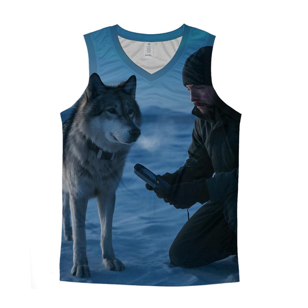 Radio Collar Field Check In Arctic Twilight sports performance tank tops