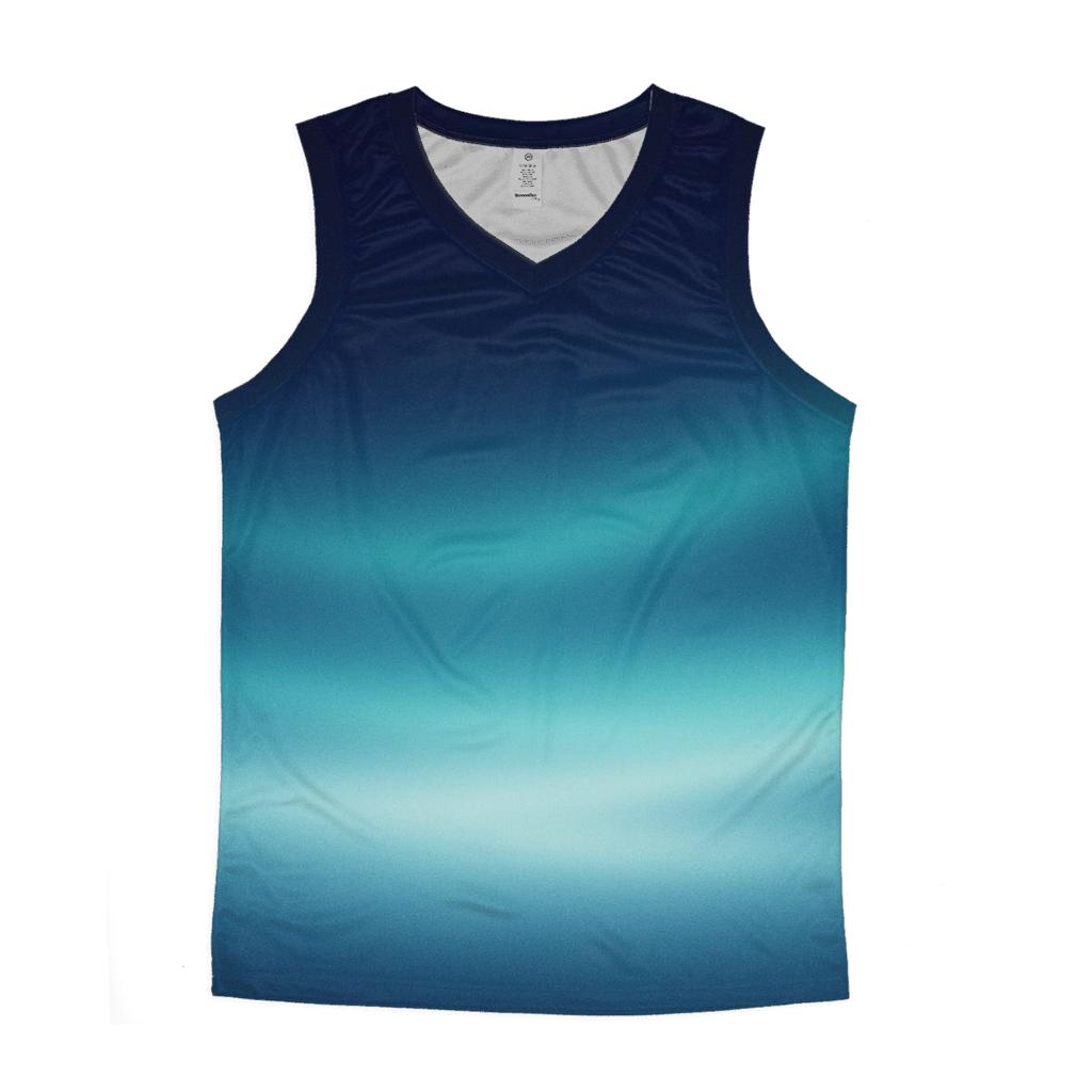 Moonlit Glacier Haze cotton sleeveless tops