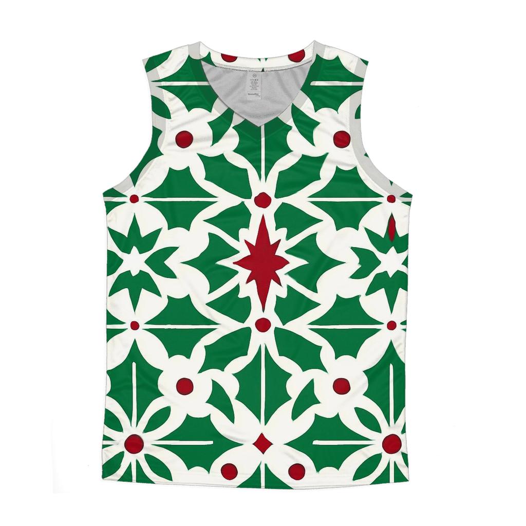 Holly Star Lattice Carol designer workout tanks