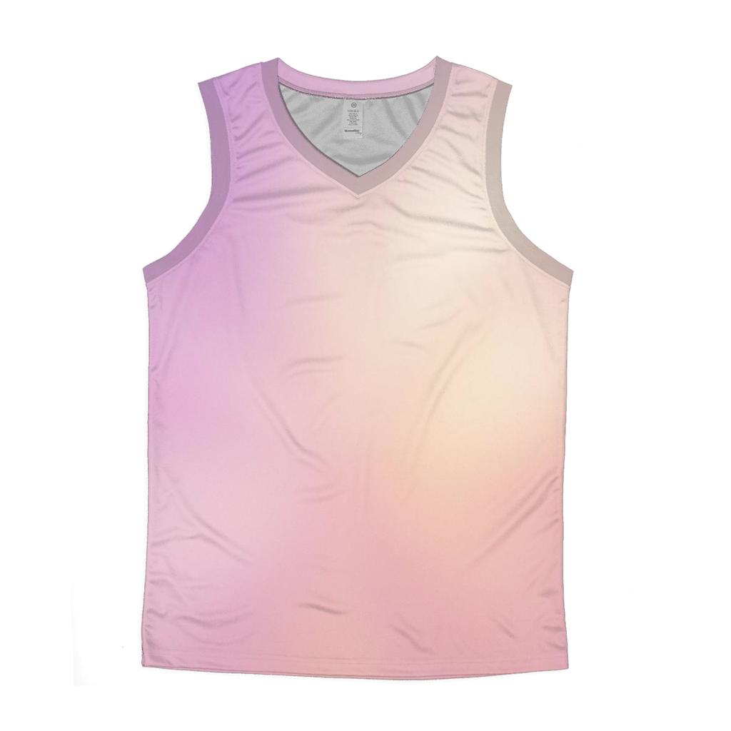 Satin Orchid Mist cotton sleeveless tops