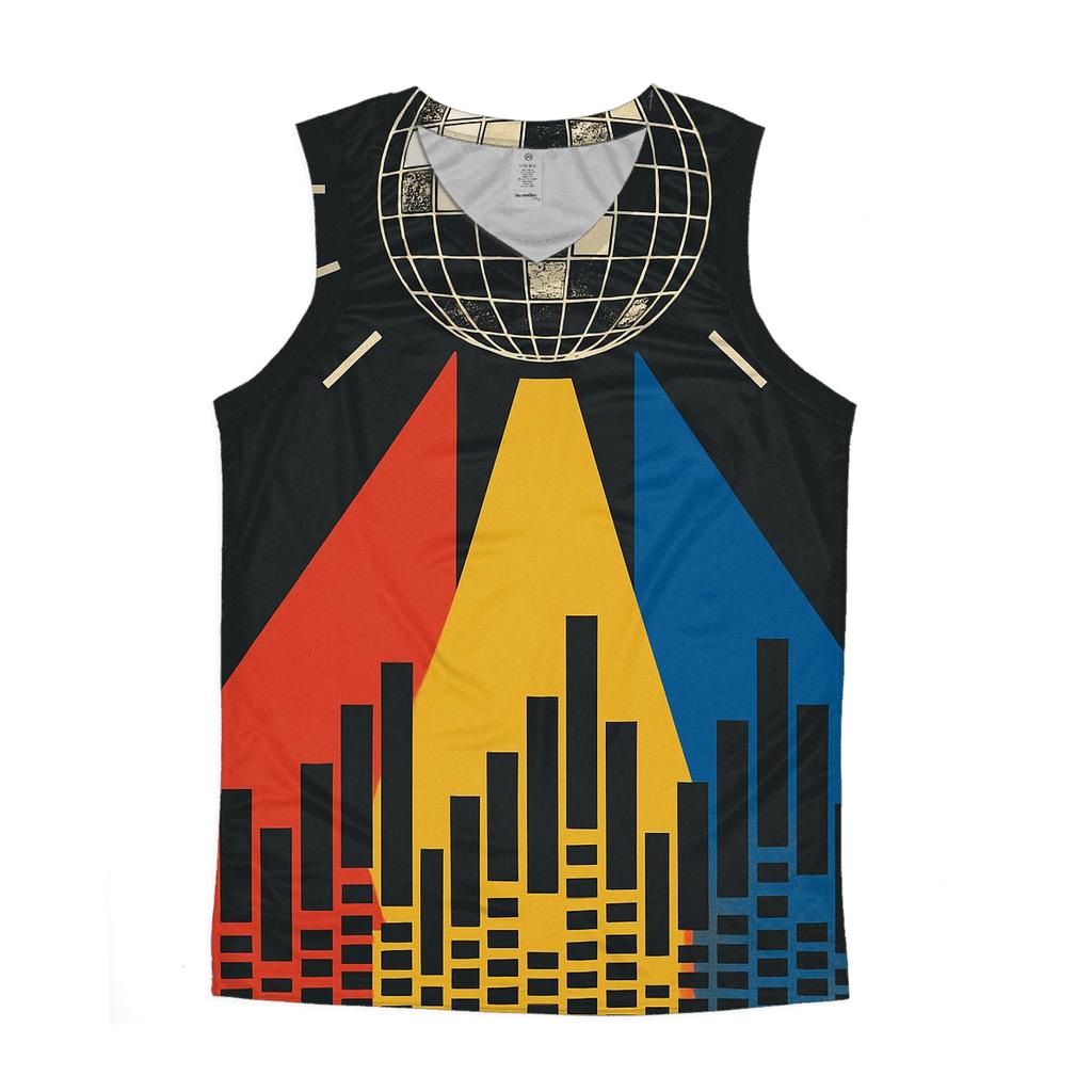 Disco Prism Skyline stylish racerback tanks