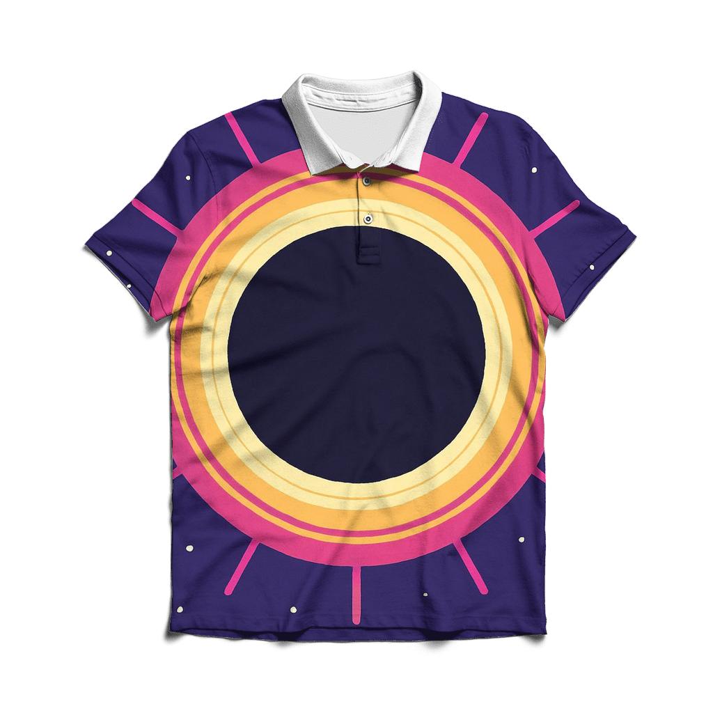 Eclipse Corona Lattice designer slim fit polos