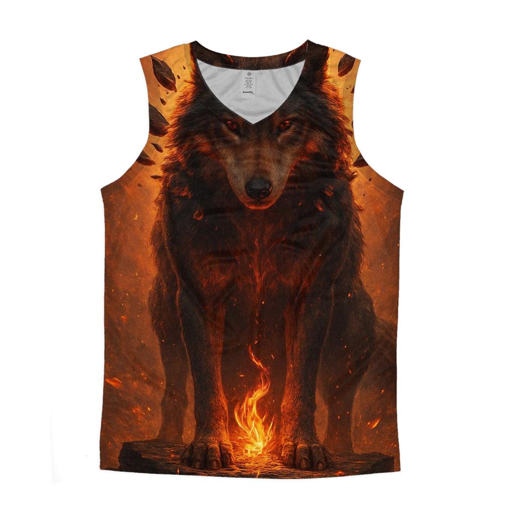Sunforge Ember Guardian graphic print tank tops