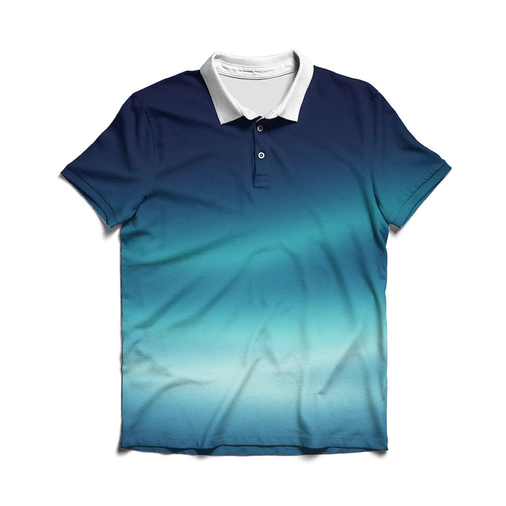 Moonlit Glacier Haze designer slim fit polos