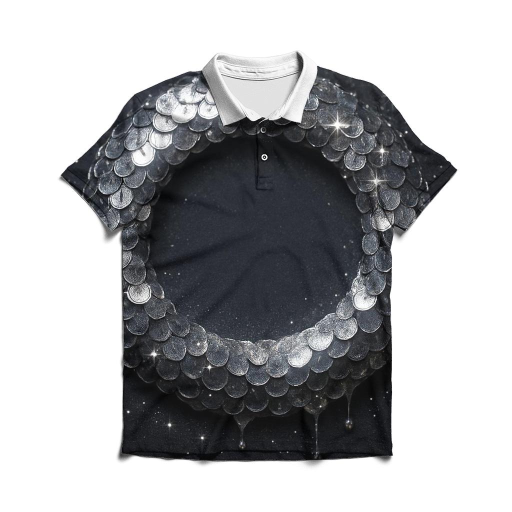 Sequin Eclipse Orbit personalized polo shirts