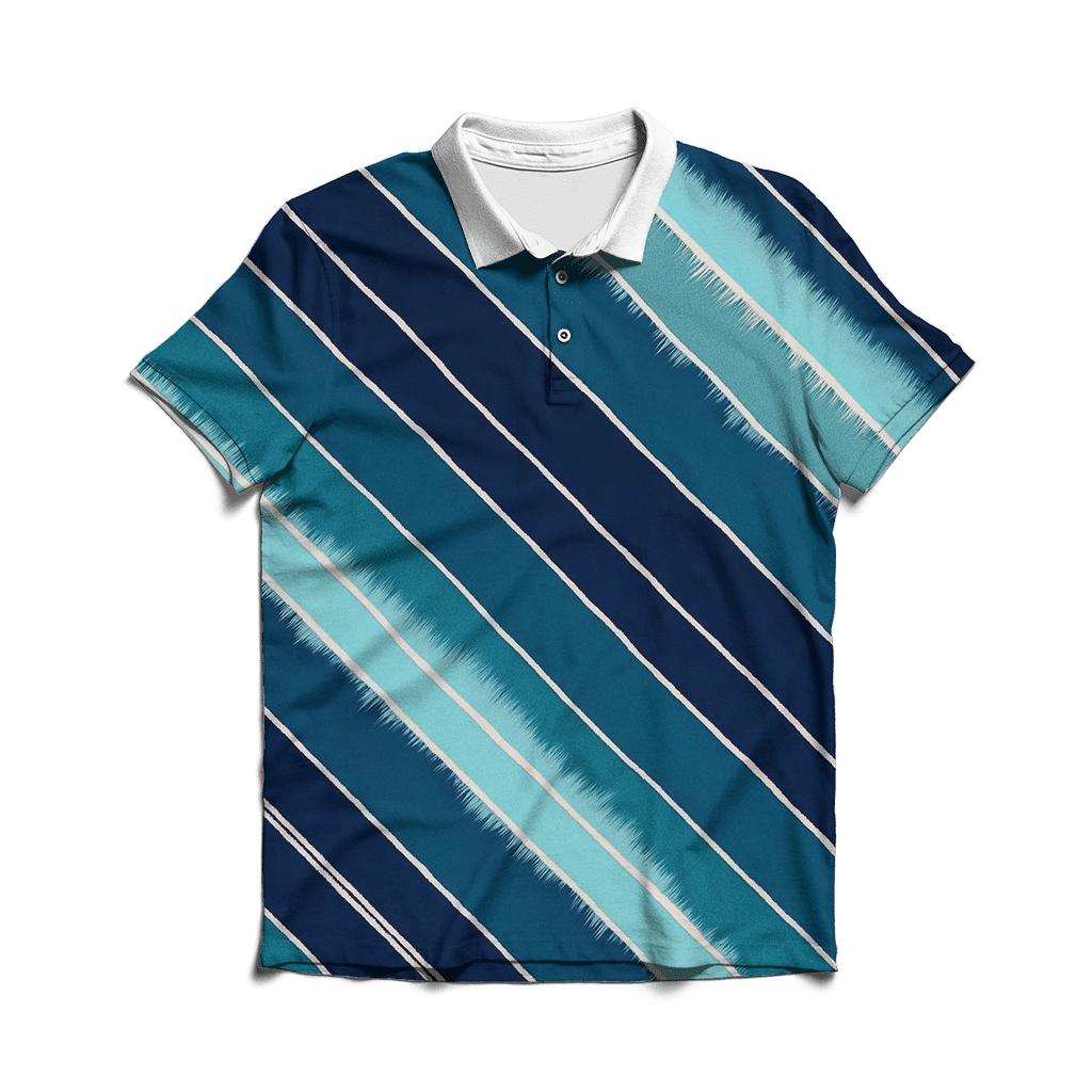 Arashi Diagonal Ion Storm Sweep casual sports polo shirts