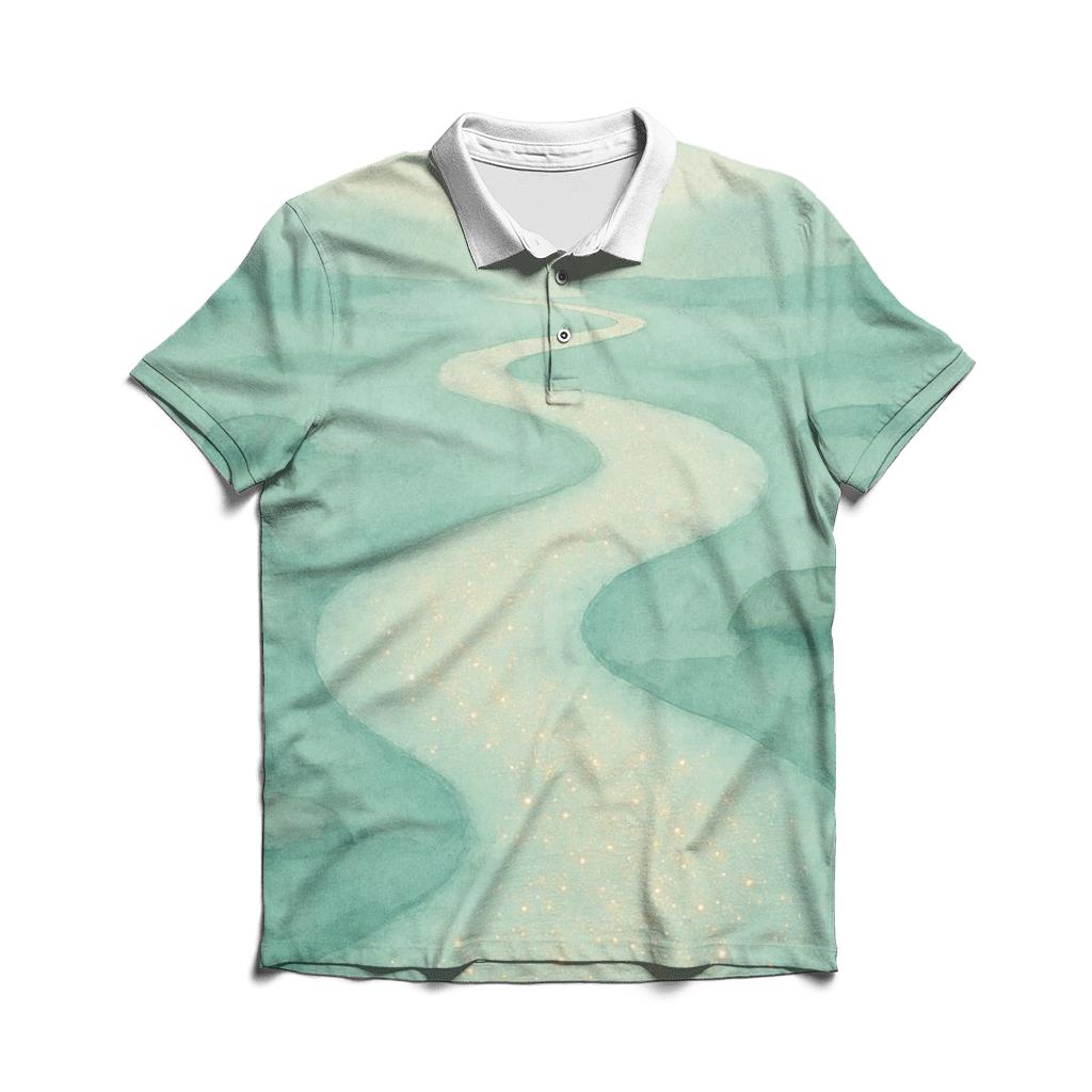 River Of Returning Light casual sports polo shirts