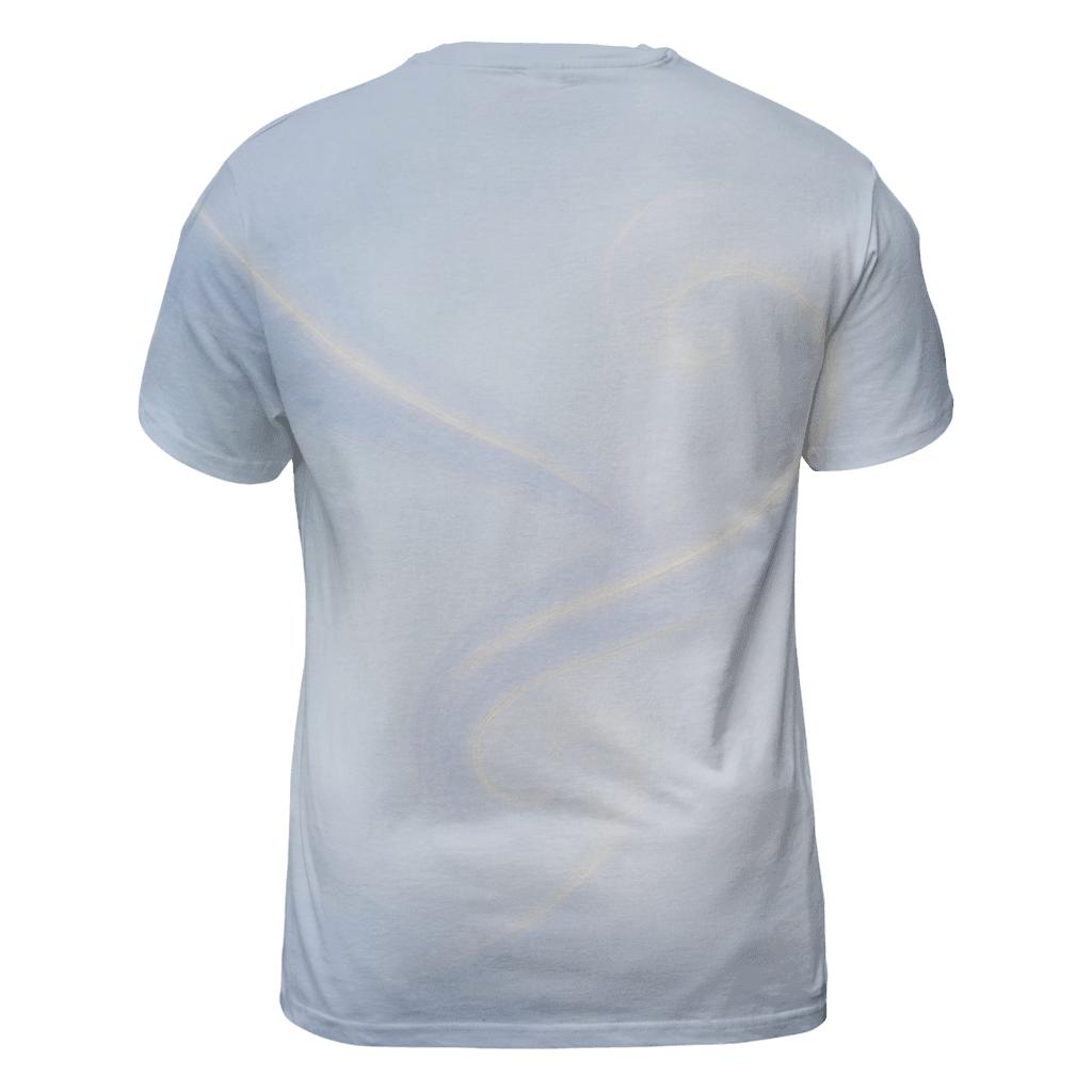 Breathline Aurora vibrant all-over design tees