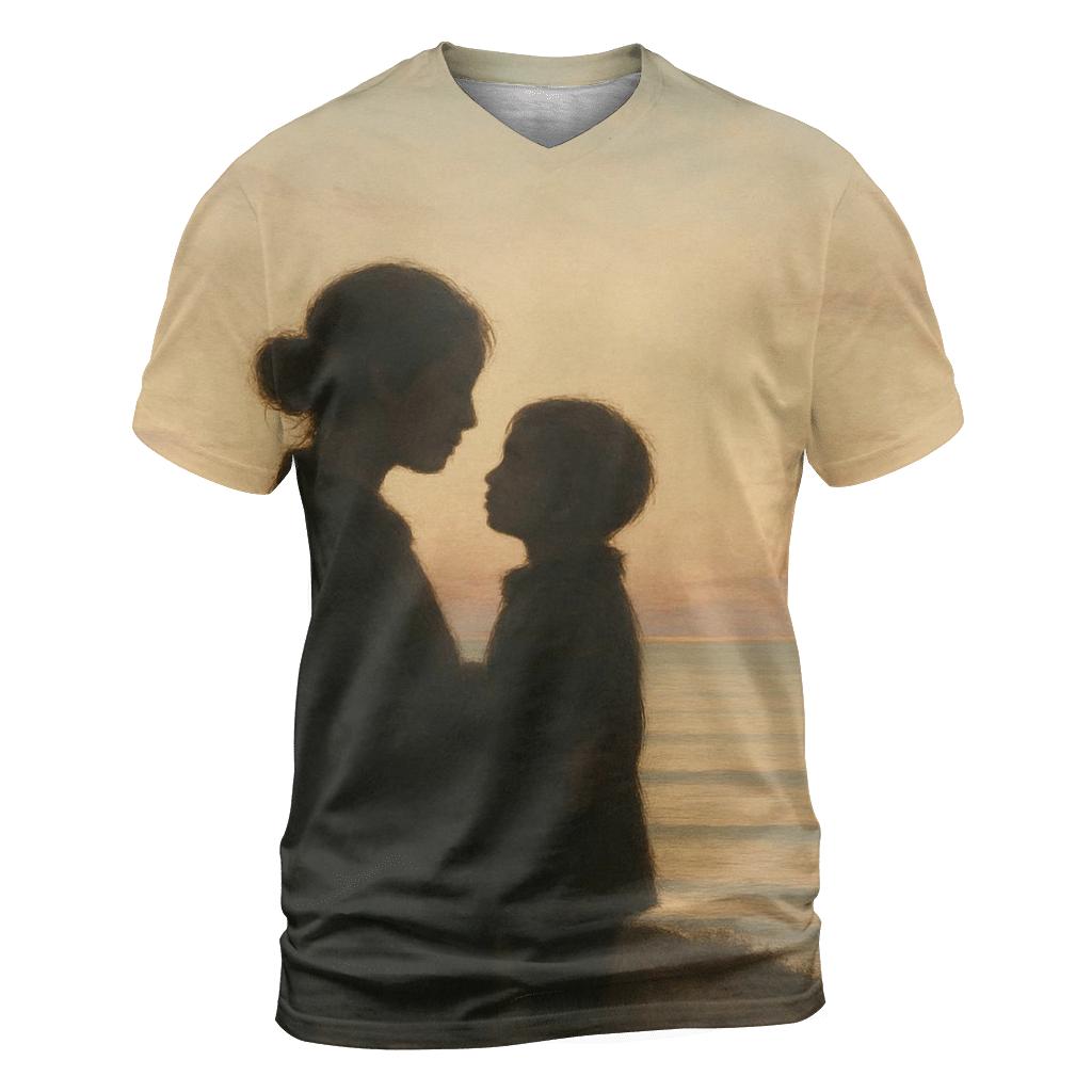 Where Her Heart Became My Horizon designer pattern shirts