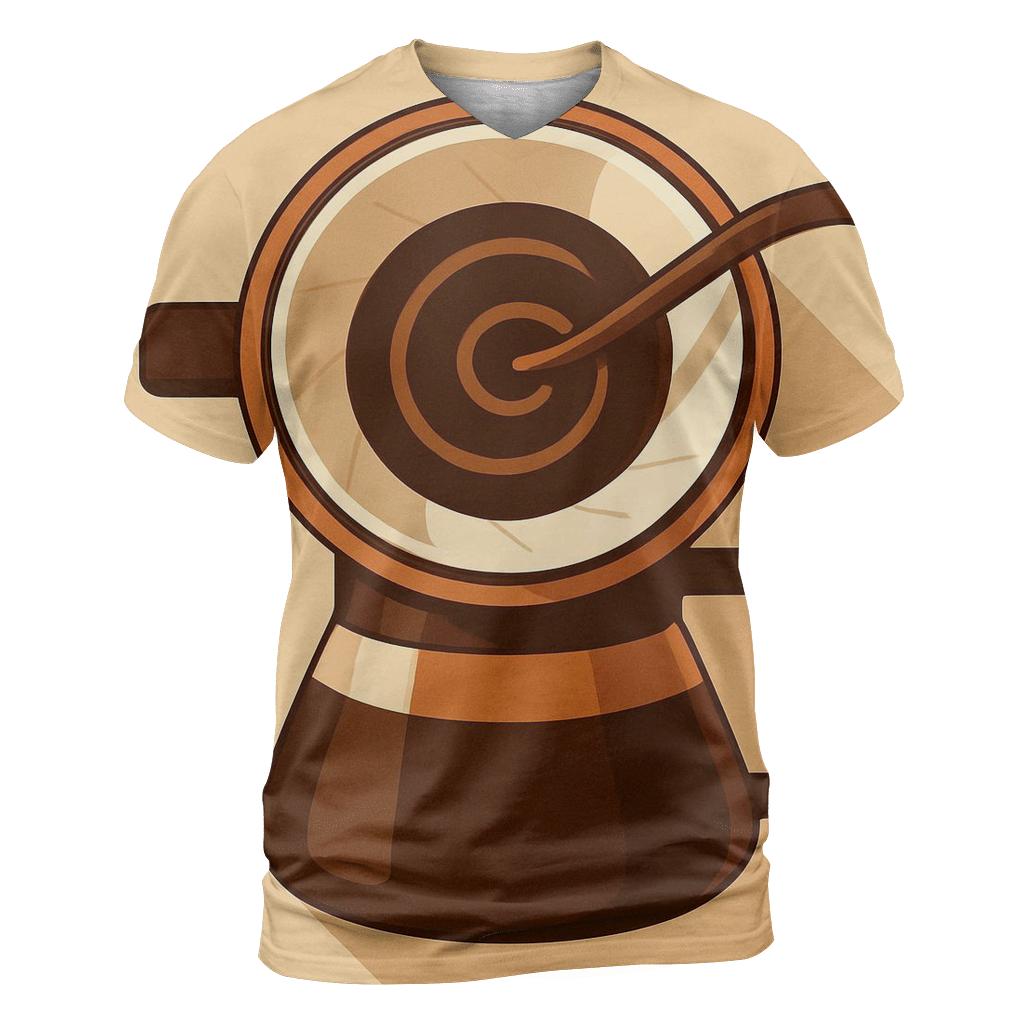 Copper Pour Over Glow custom all-over print shirts