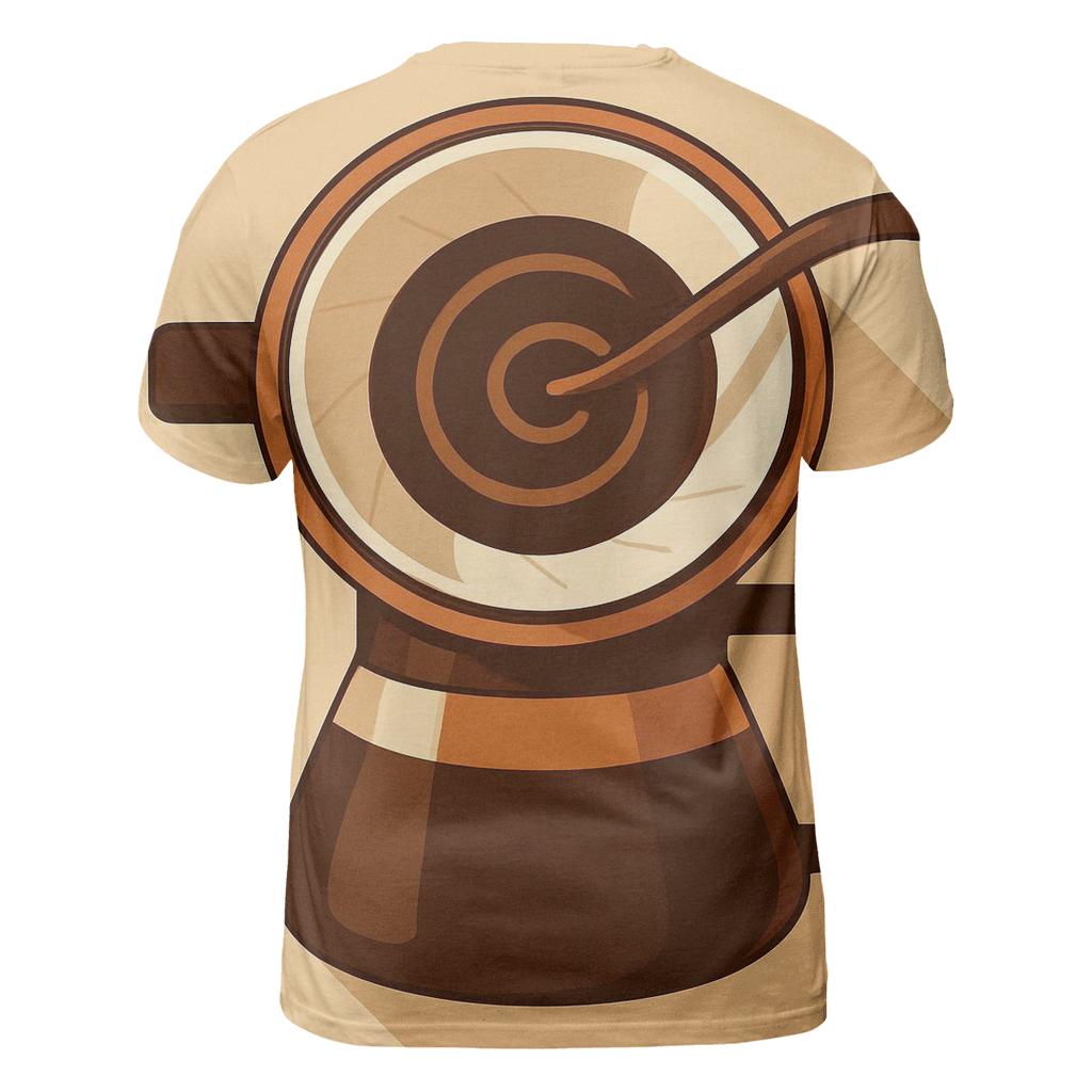 Copper Pour Over Glow custom all-over print shirts