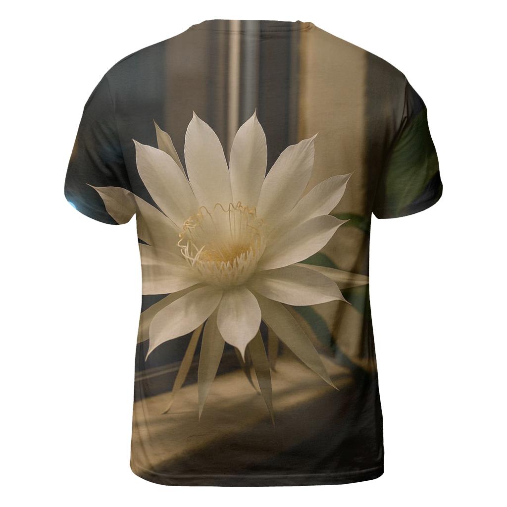 Night Blooming Cereus Window Sill Documentary statement graphic shirts