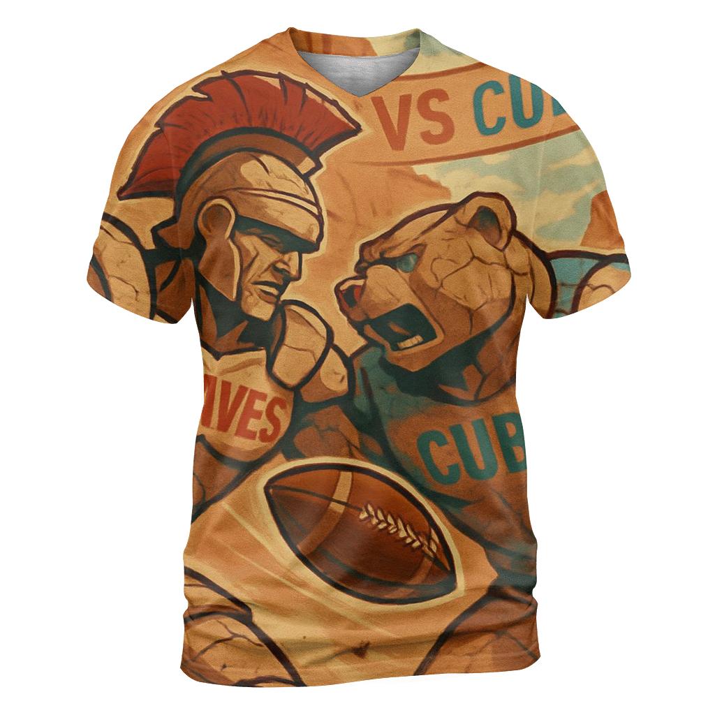 Desert Canyon Clash With Totem Mascots personalized full print shirts