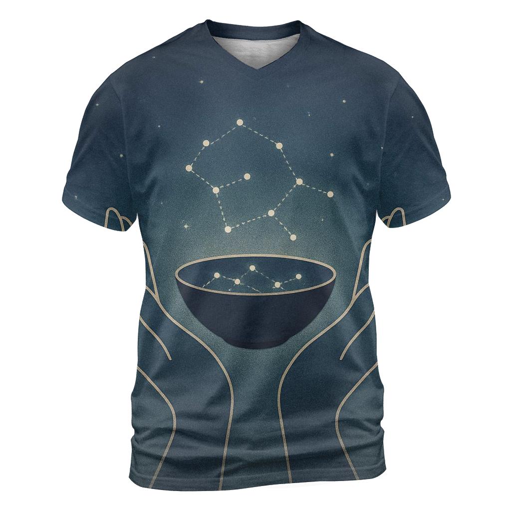 Open Palm Constellation Bowl unique graphic print tees
