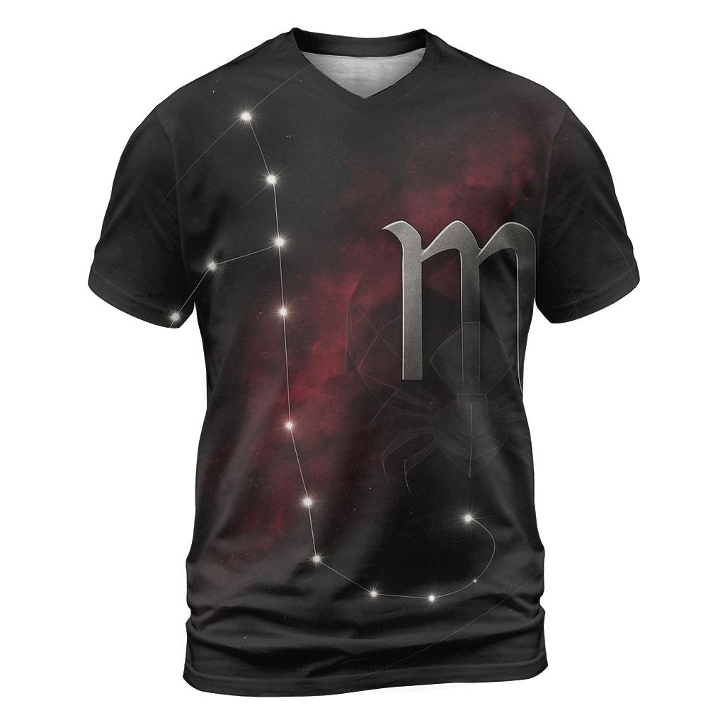 Scorpio Stinger Nebula Sigil creative print fashion shirts