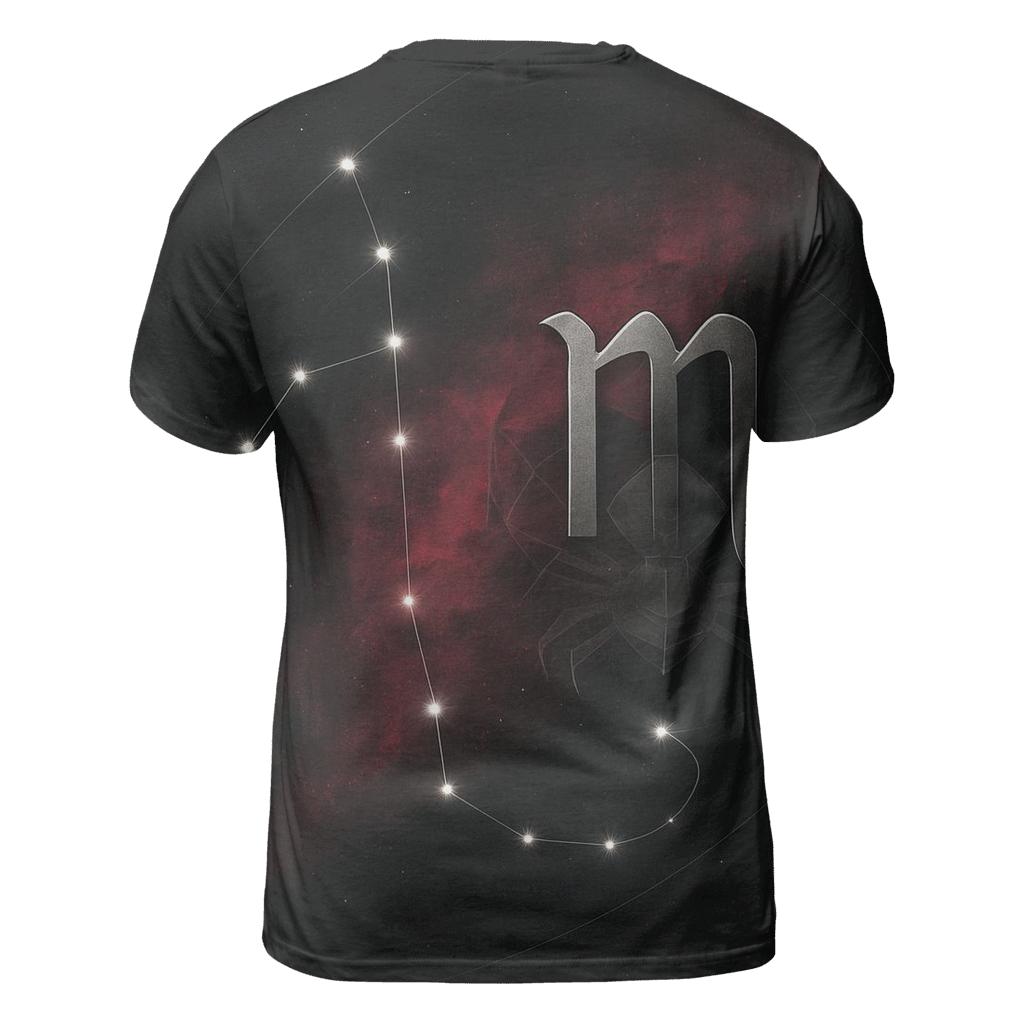 Scorpio Stinger Nebula Sigil creative print fashion shirts