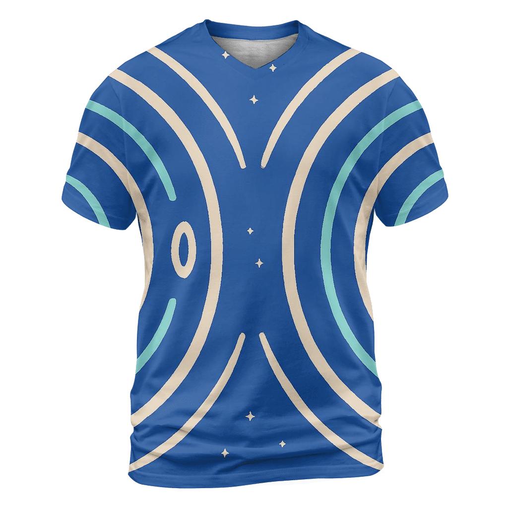 Gravitational Lens Arc Registry vibrant all-over design tees