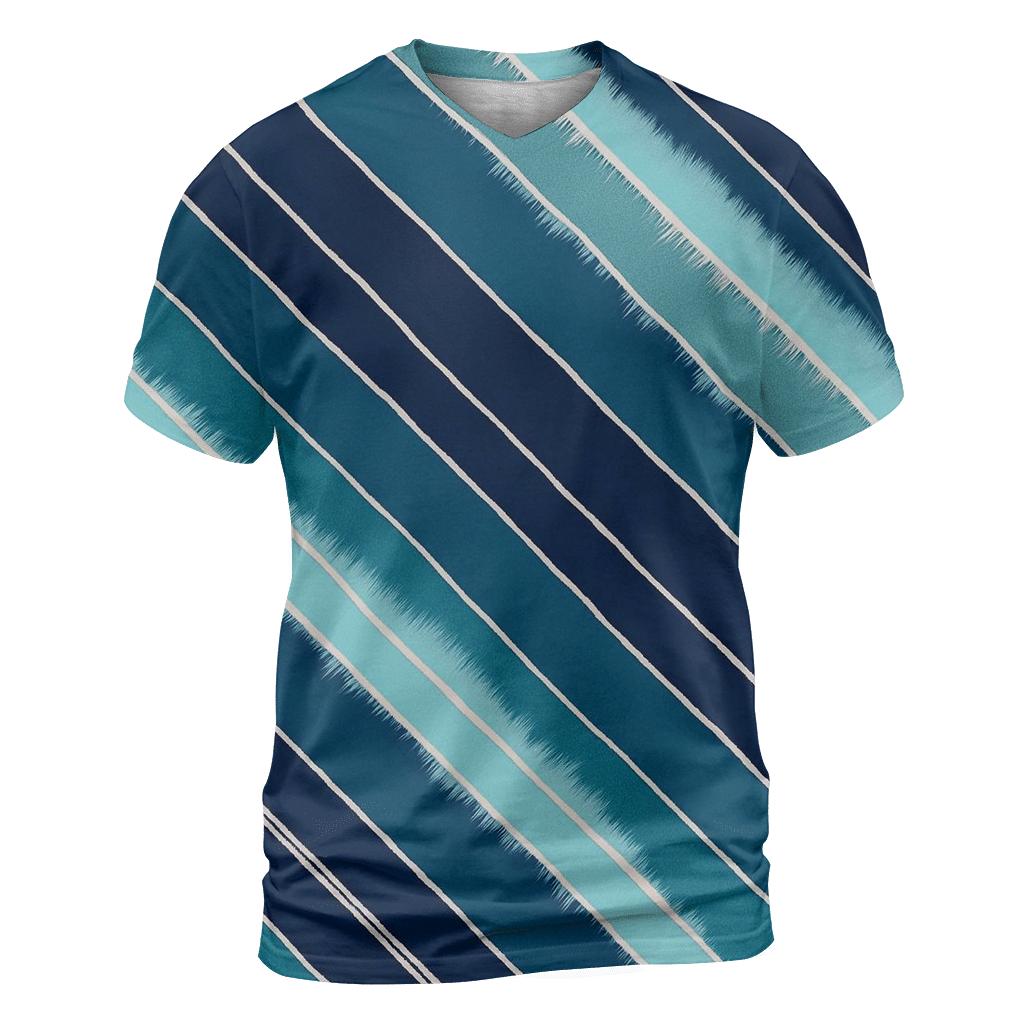 Arashi Diagonal Ion Storm Sweep creative print fashion shirts