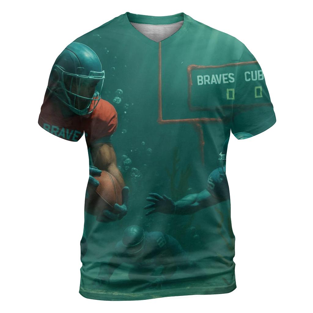 Underwater Kelp Stadium Tackle Battle custom all-over print shirts