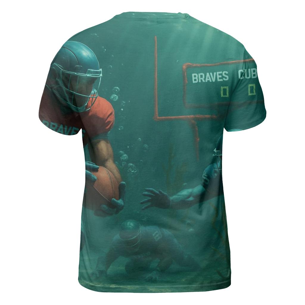 Underwater Kelp Stadium Tackle Battle custom all-over print shirts