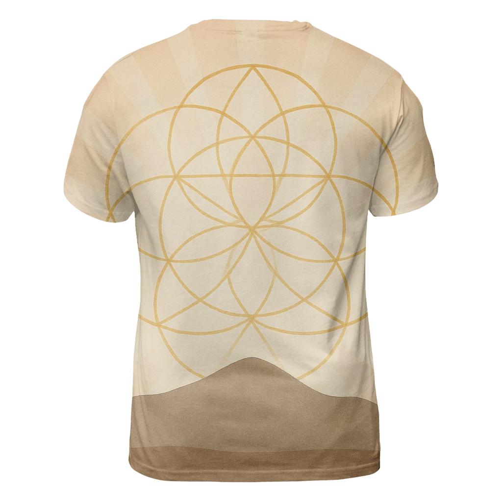 Horizon Of Gentle Geometry statement graphic shirts