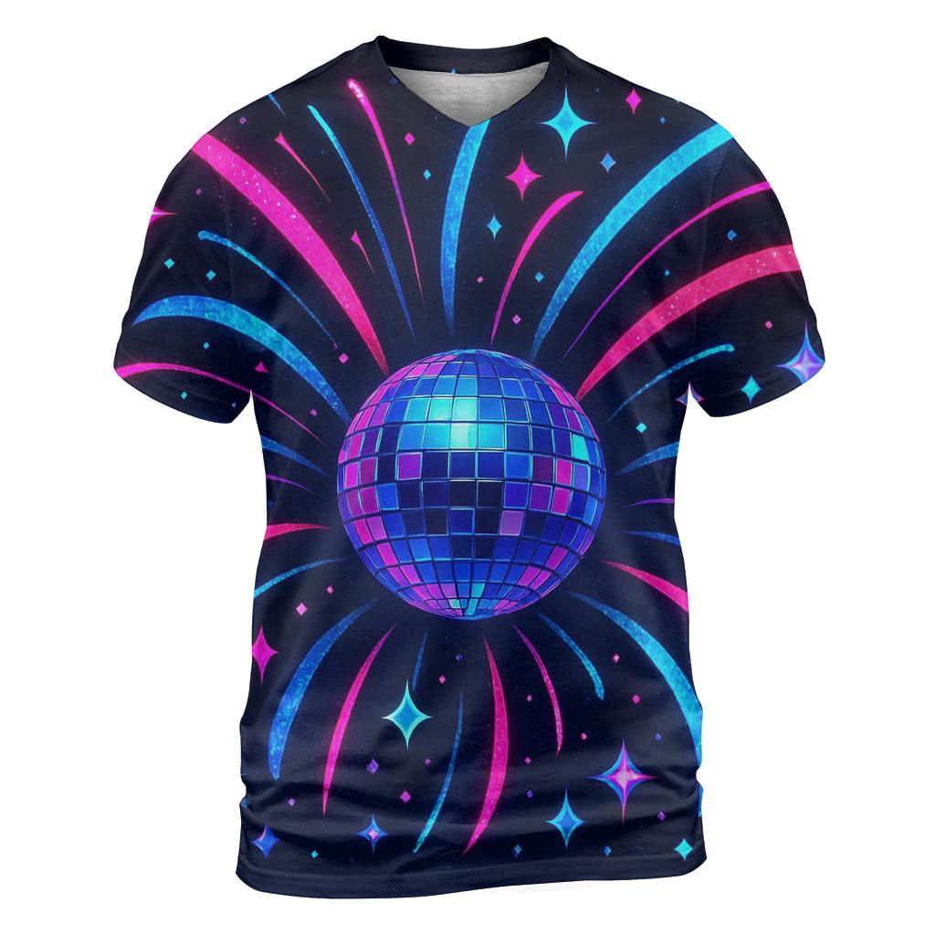 Neon Comet Disco Bloom personalized full print shirts