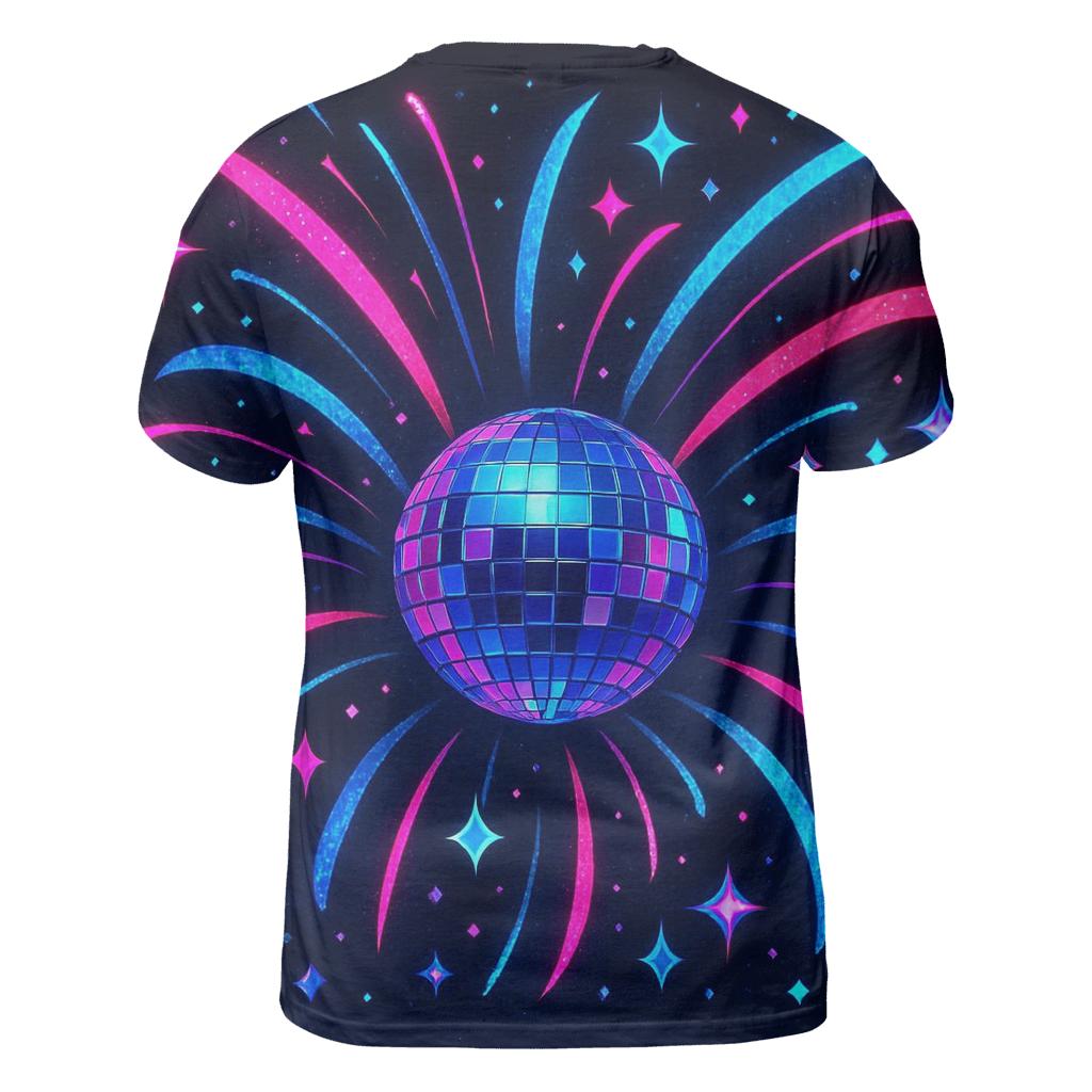 Neon Comet Disco Bloom personalized full print shirts