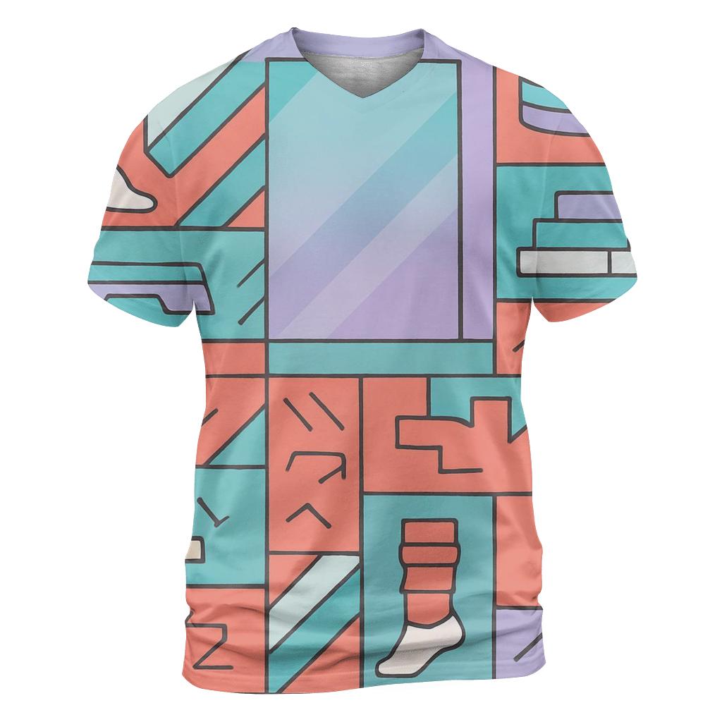 Aerobics Studio Neon Rhythm personalized full print shirts