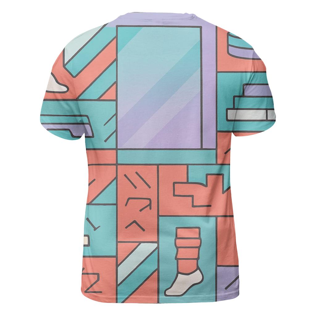 Aerobics Studio Neon Rhythm personalized full print shirts