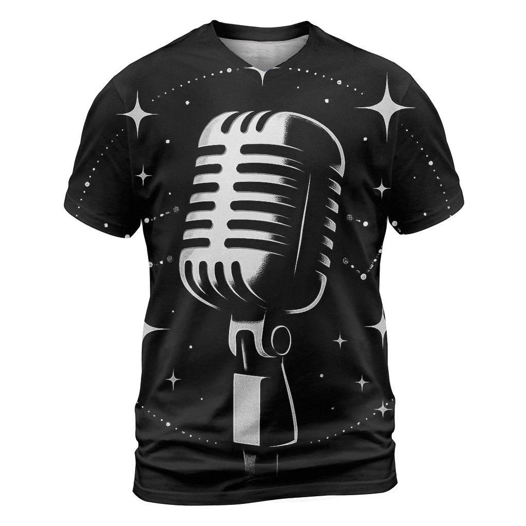 Chrome Mic Constellation trendy printed shirt styles