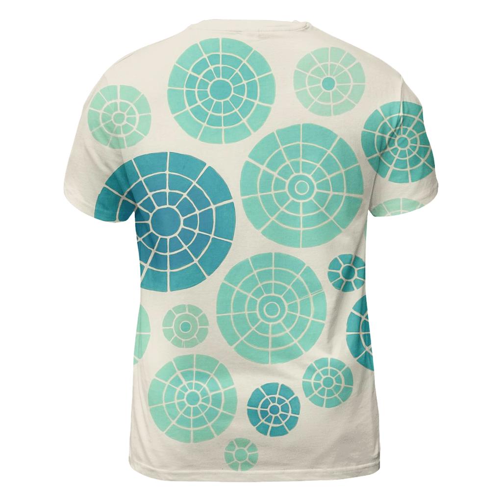 Kumo Star Cluster Rosette Drift artistic all-over print tops