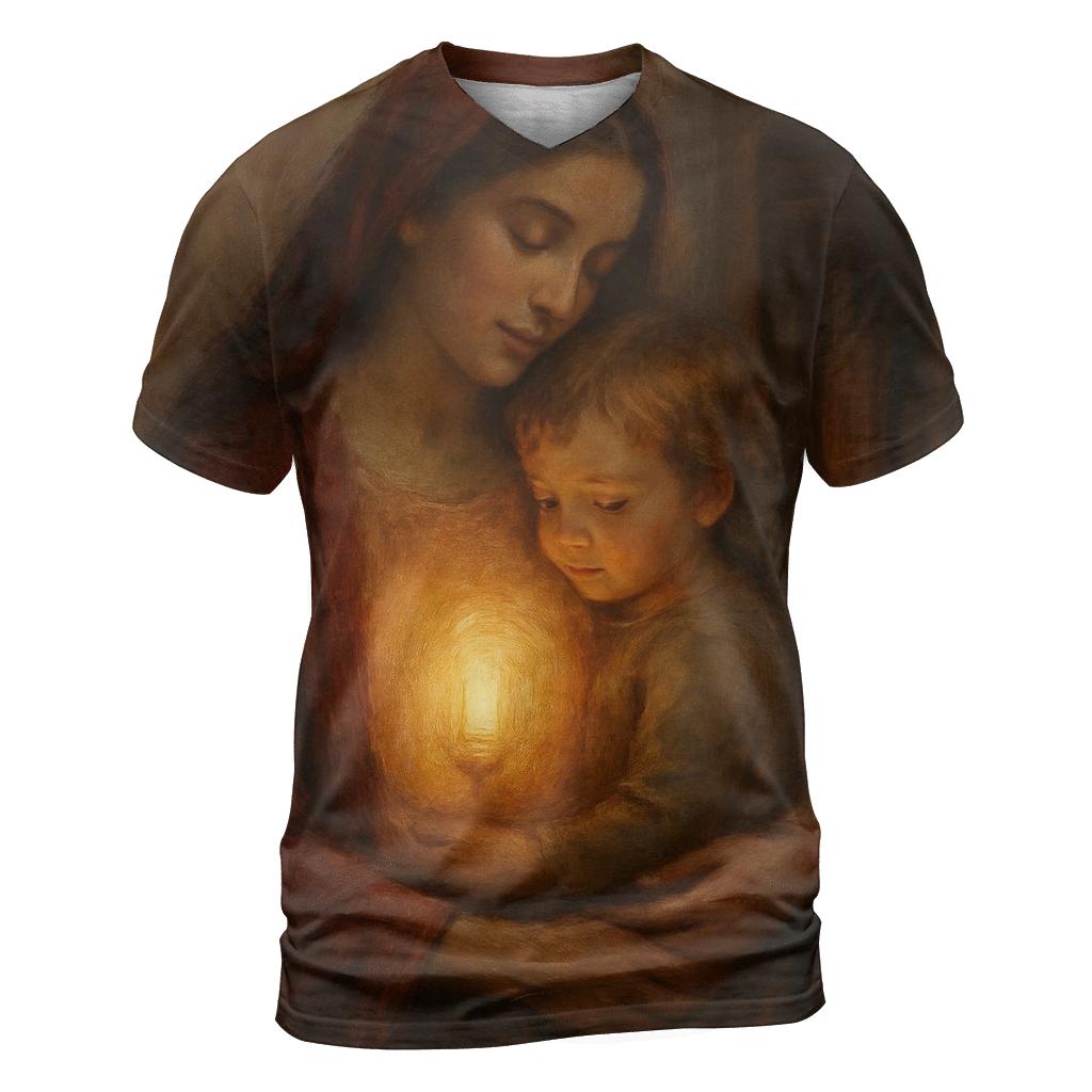 The Lamp Inside Her Chest That Never Goes Out statement graphic shirts