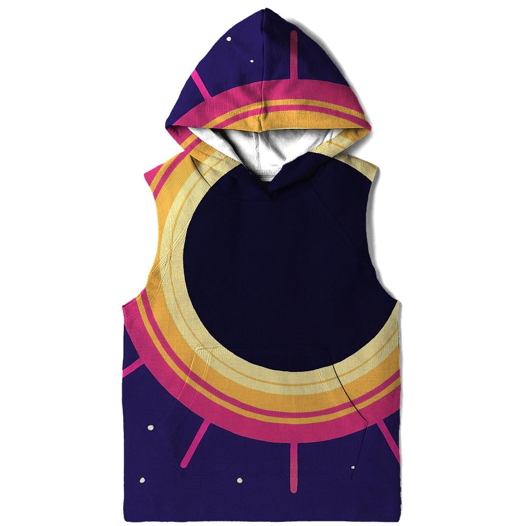 Eclipse Corona Lattice graphic hoodies