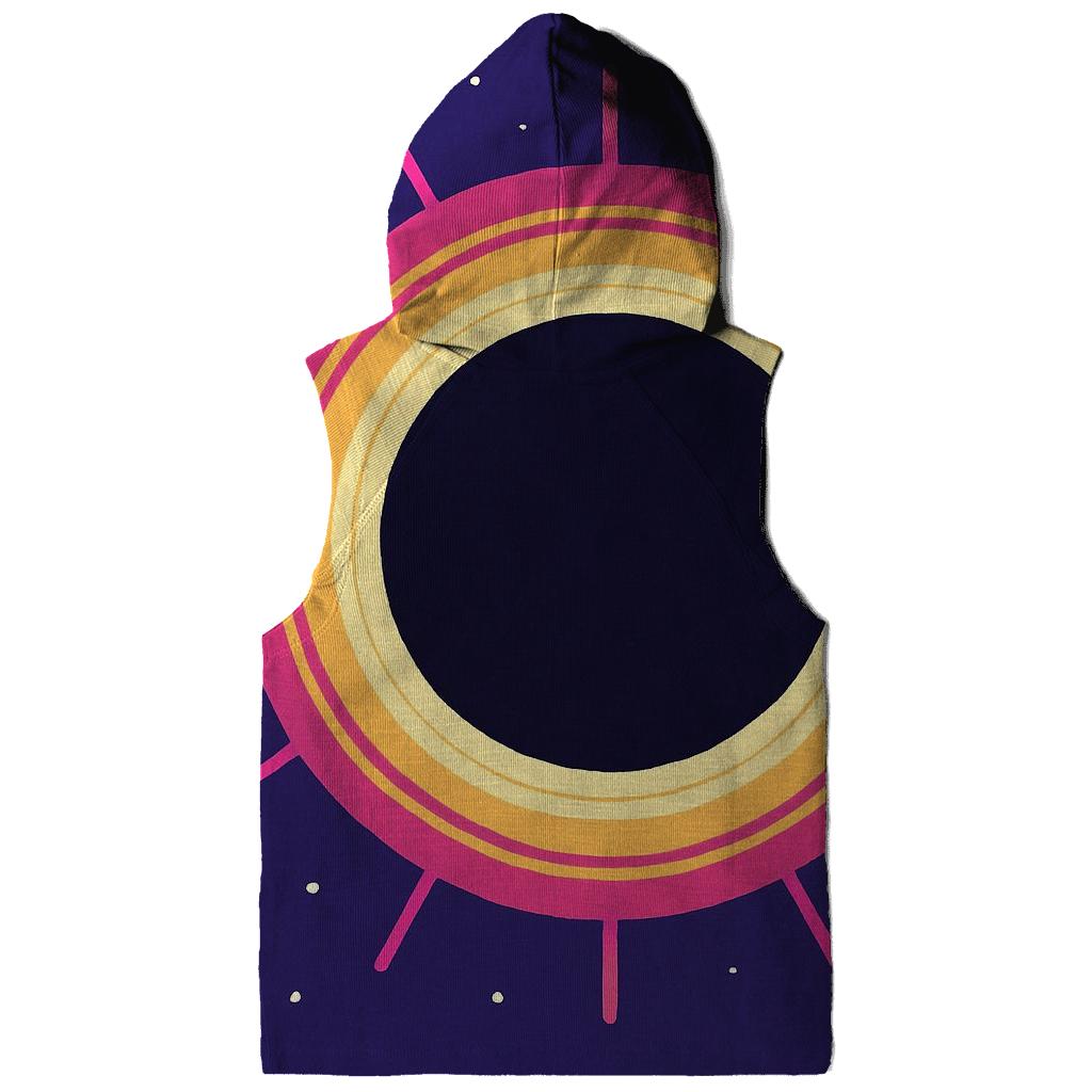 Eclipse Corona Lattice graphic hoodies