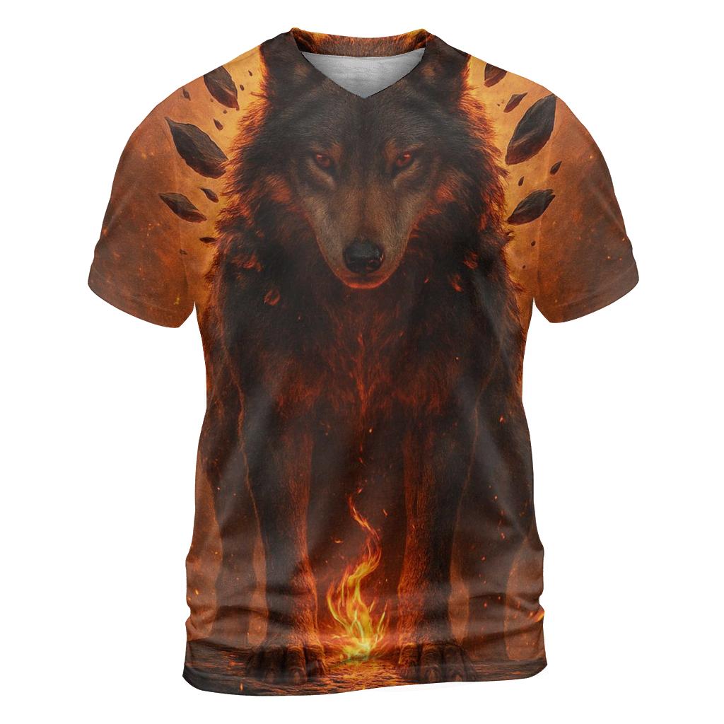 Sunforge Ember Guardian vibrant all-over design tees