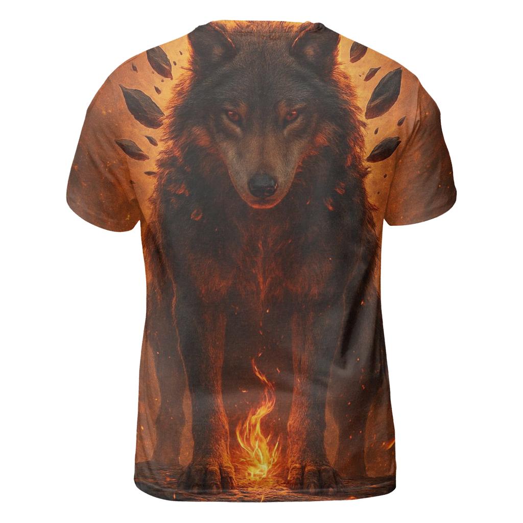 Sunforge Ember Guardian vibrant all-over design tees