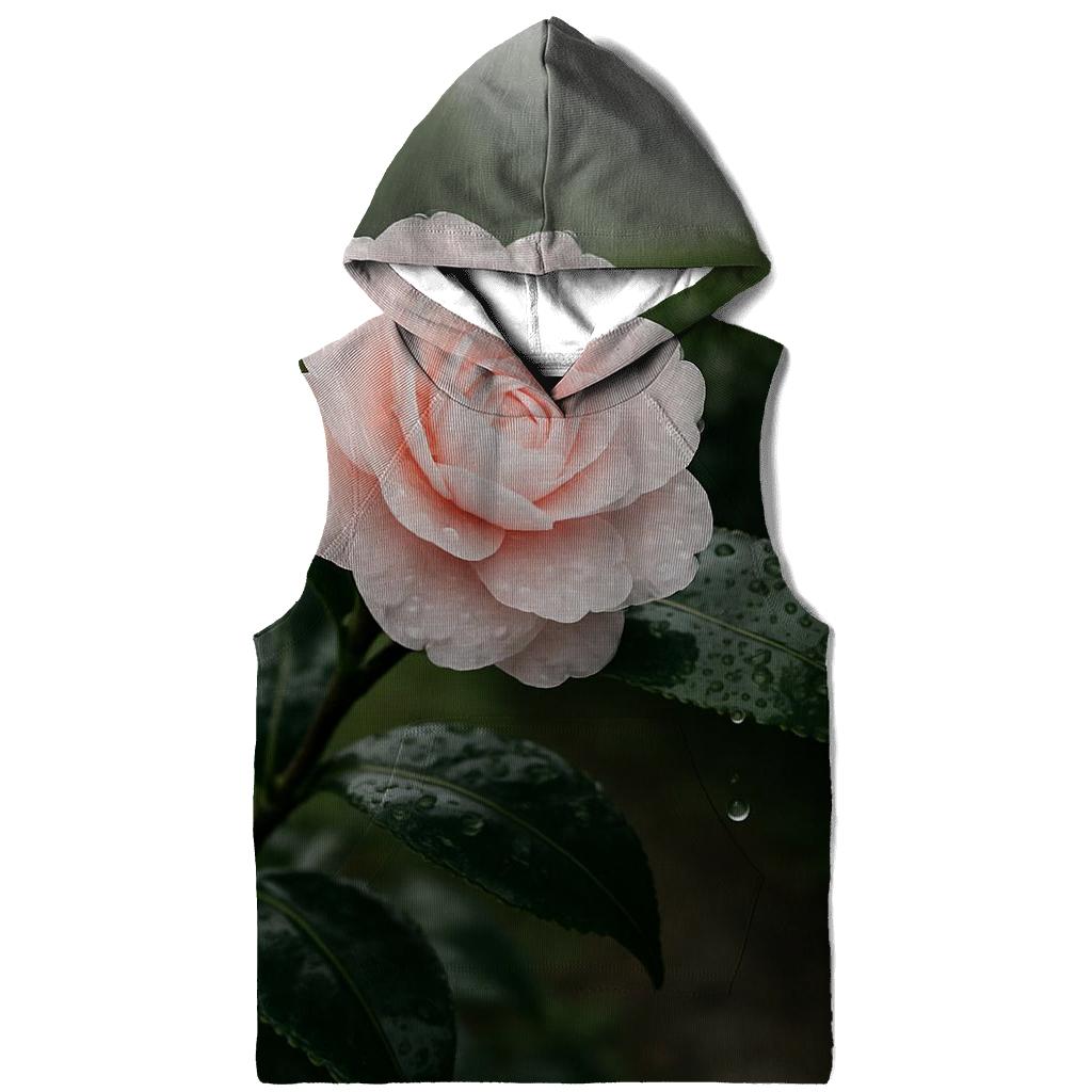 Tea Plantation Camellia Blossom After Rain hoodie styles