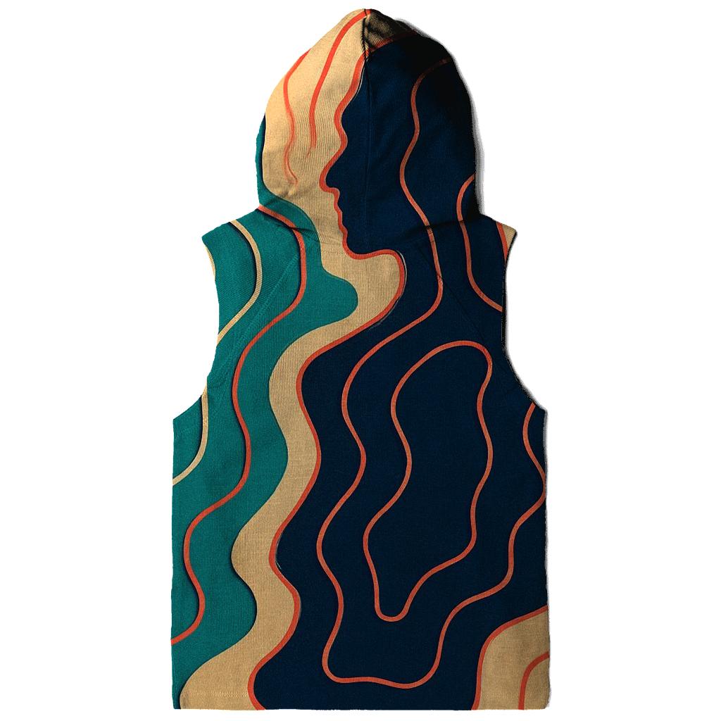 Chromatic Topographic Mirage zip-up hoodies