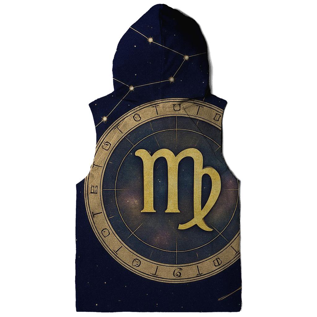 Virgo Wheat Sheaf Celestial Chart lightweight hoodies