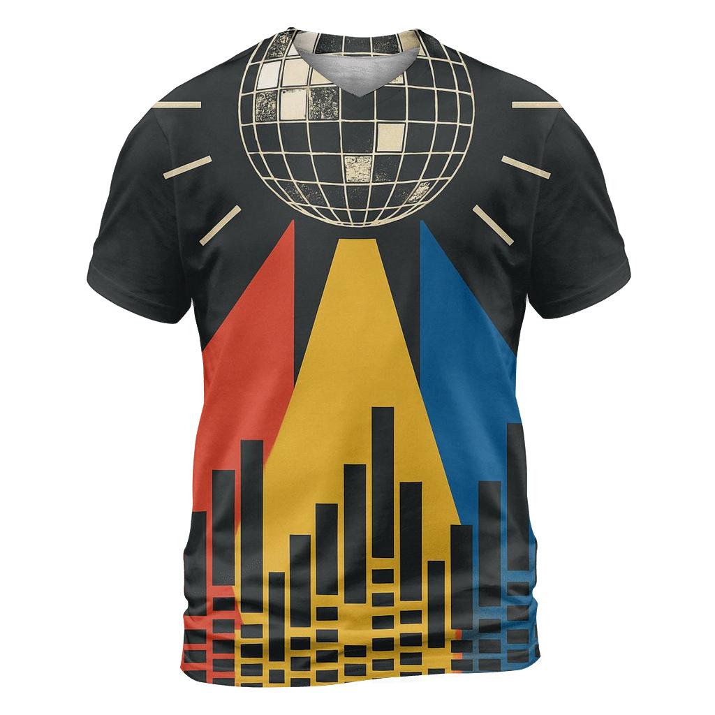 Disco Prism Skyline unique graphic print tees