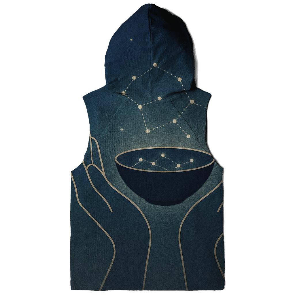 Open Palm Constellation Bowl zip-up hoodies