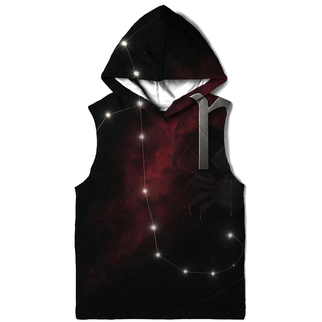 Scorpio Stinger Nebula Sigil embroidered hoodies