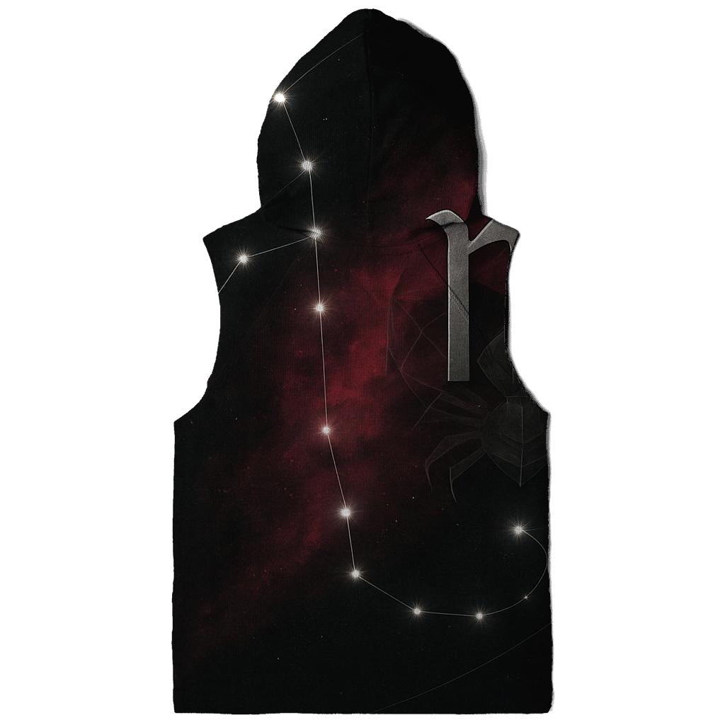 Scorpio Stinger Nebula Sigil embroidered hoodies