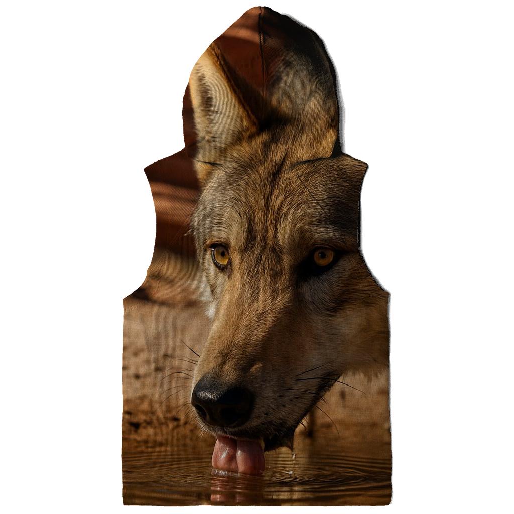 Desert Canyon Waterhole Standoff lightweight hoodies