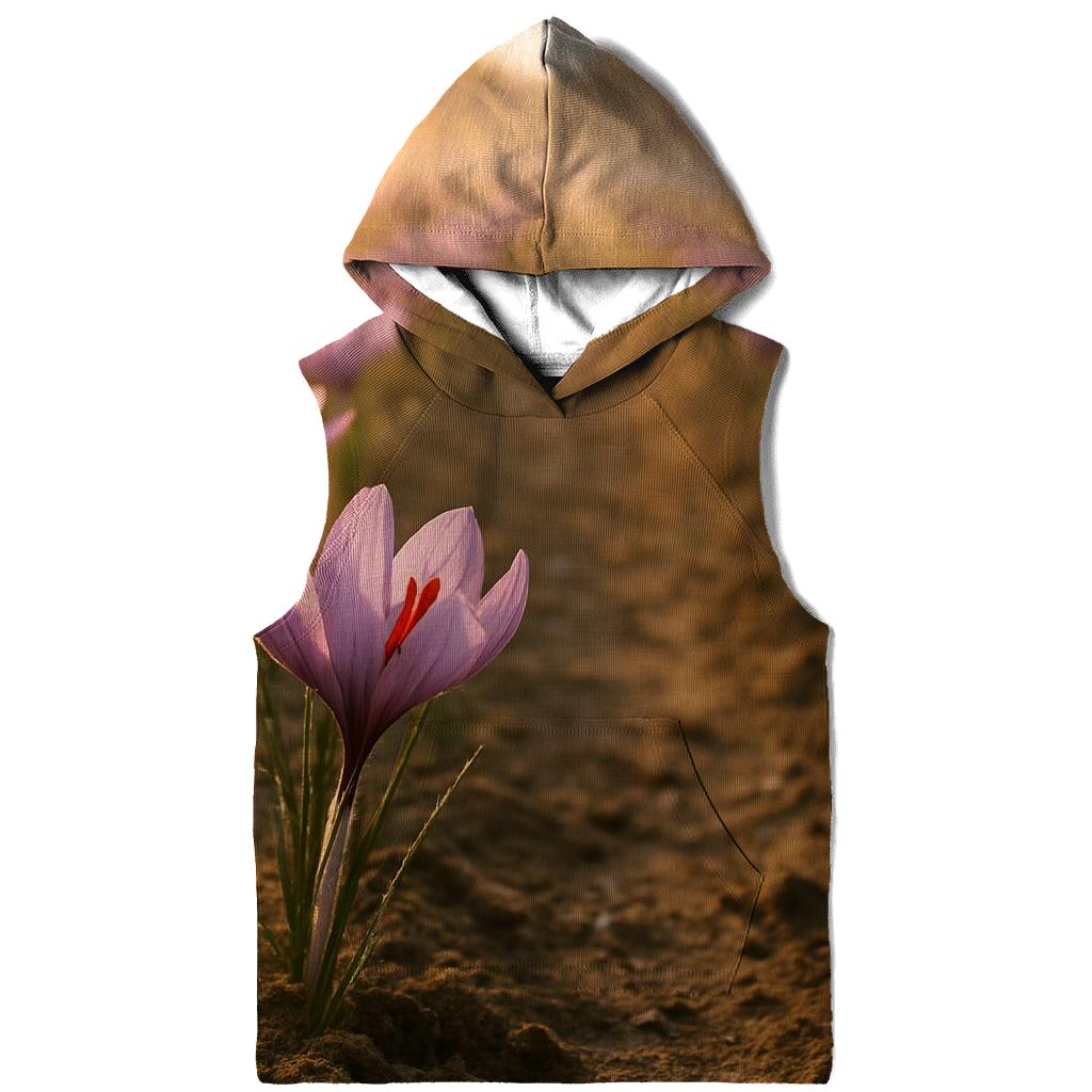 Saffron Crocus Harvest Rows At Dawn hoodie trends